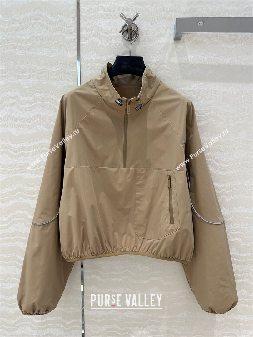 Prada Jacket and Shorts Set Beige 2025 C030610 (QI-250306025)