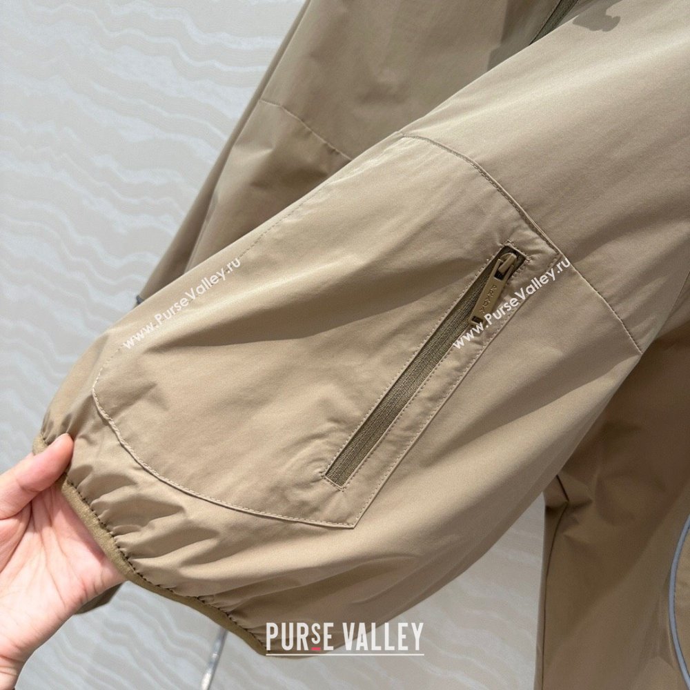 Prada Jacket and Shorts Set Beige 2025 C030610 (QI-250306025)