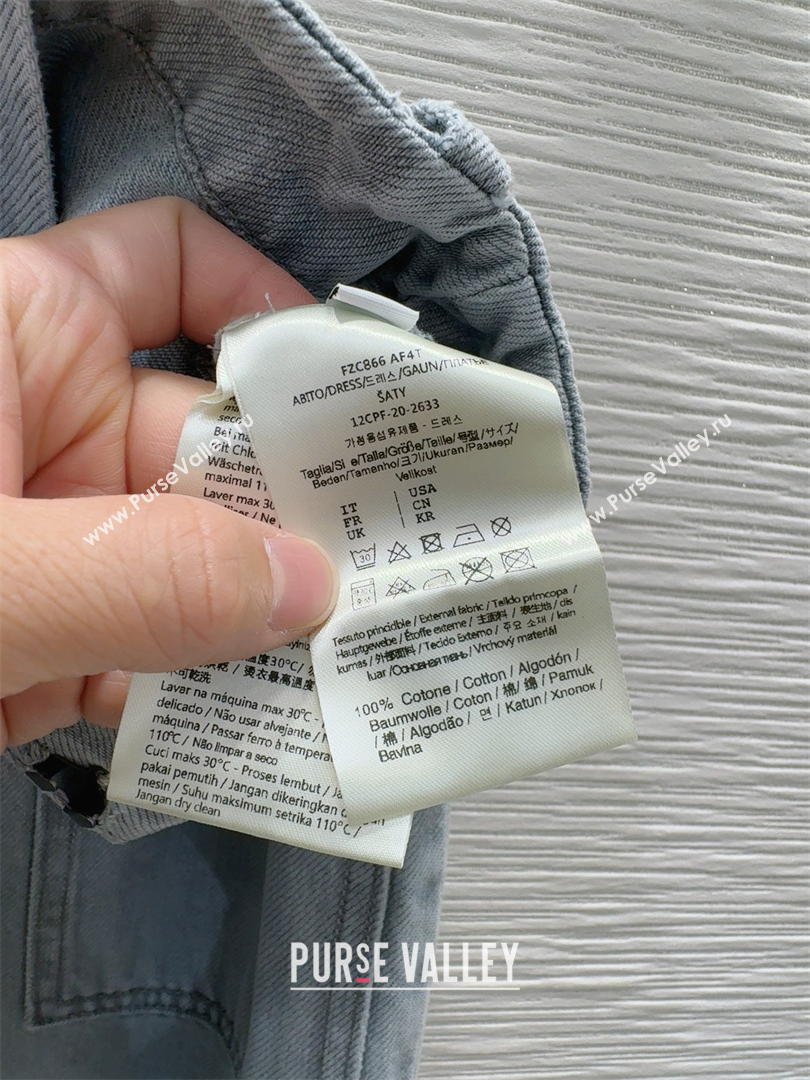 Fendi Cotton Washed Denim Jeans Pants Blue 2025 C030606 (QI-250306014)