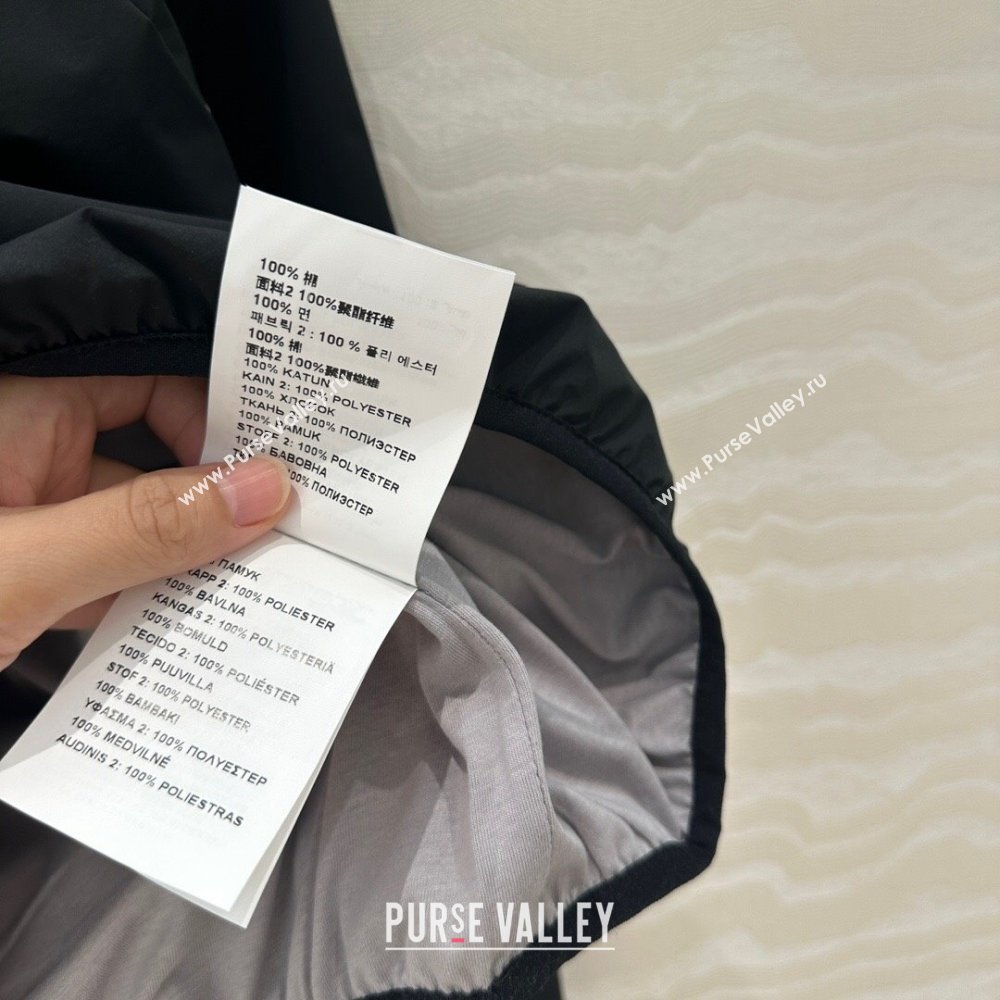 Prada Jacket and Shorts Set Black 2025 C030610 (QI-250306026)