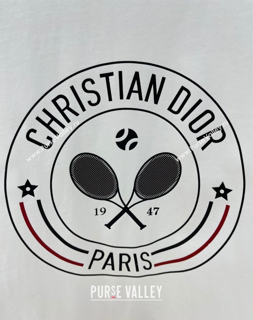 Dior T-Shirt White/Black 2025 0410 (QI-250410038)