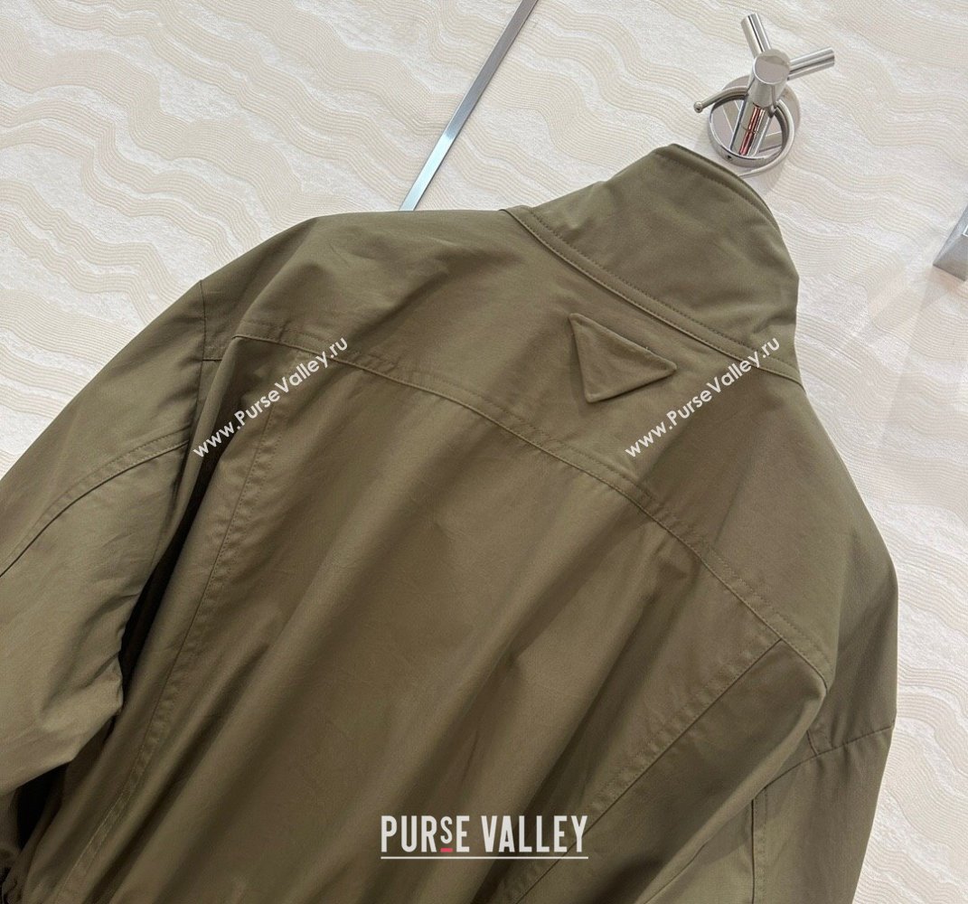 Prada Coat Green 2025 0411 (QI-250411019)