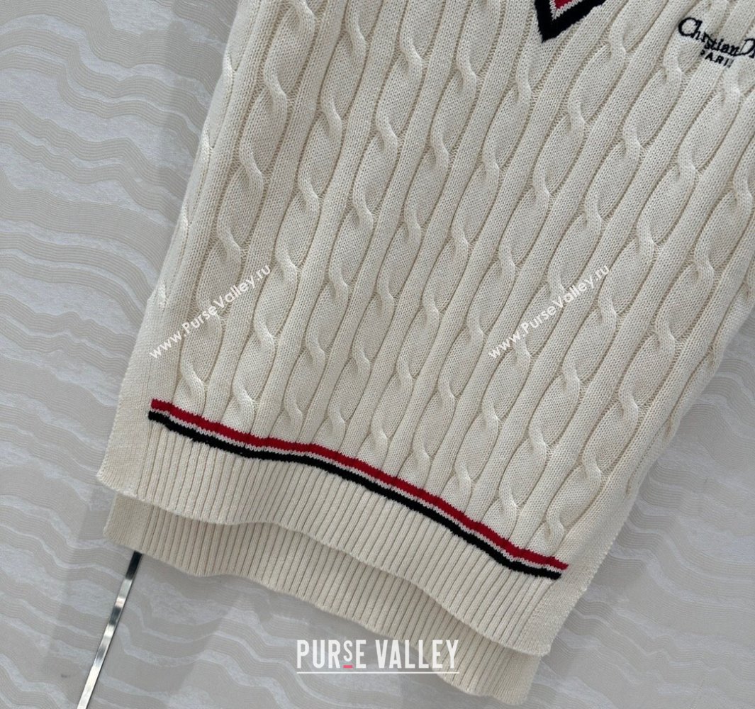 Dior Knit Vest White 2025042987 (QI-250429088)