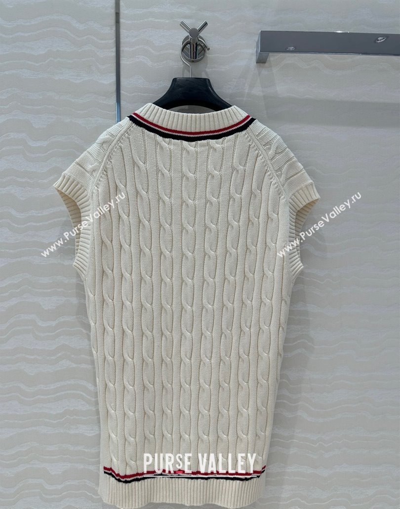 Dior Knit Vest White 2025042987 (QI-250429088)