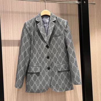 Gucci GG Jacket Dark Grey 2025042906 (QI-250429067)