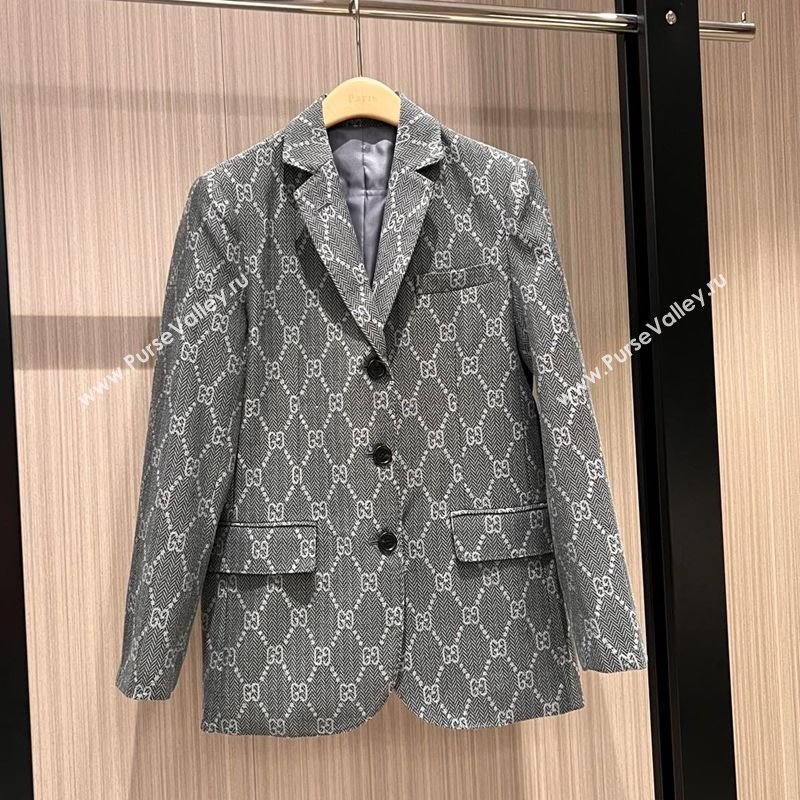 Gucci GG Jacket Dark Grey 2025042906 (QI-250429067)