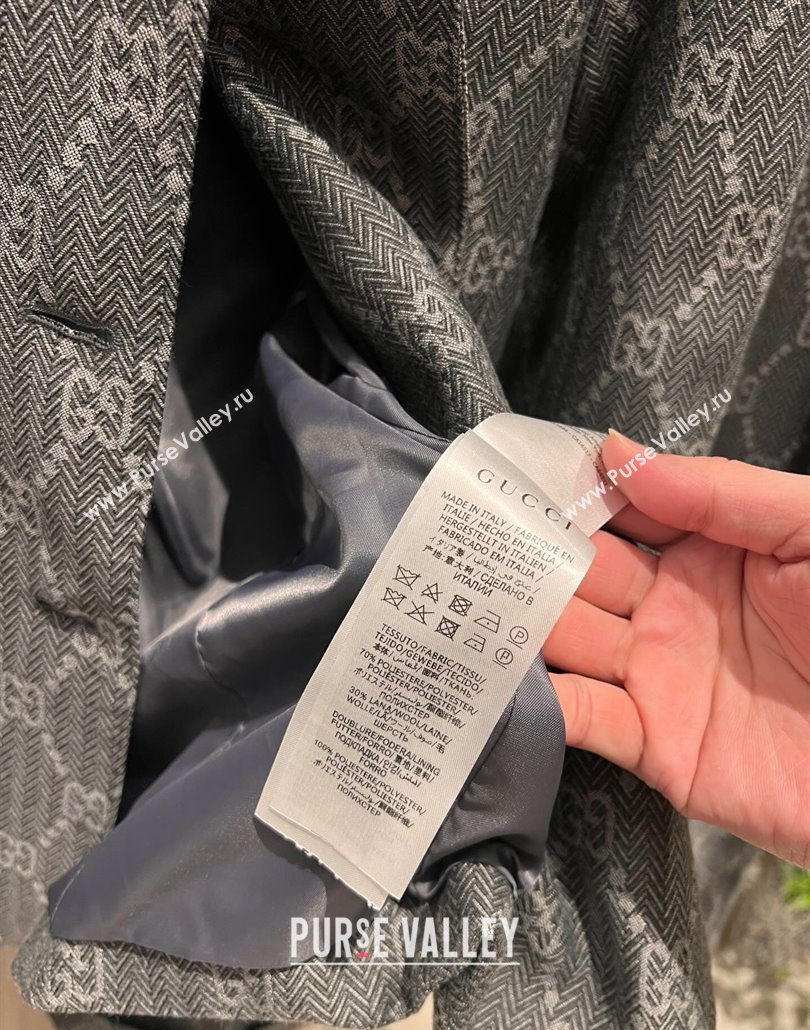 Gucci GG Jacket Dark Grey 2025042906 (QI-250429067)