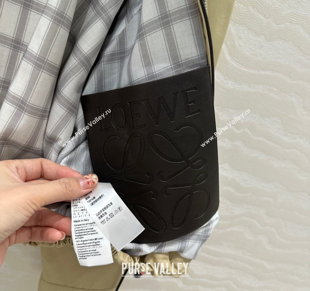 Loewe Cotton and Lambskin Jacket Beige 250430009 (QI-250430009)