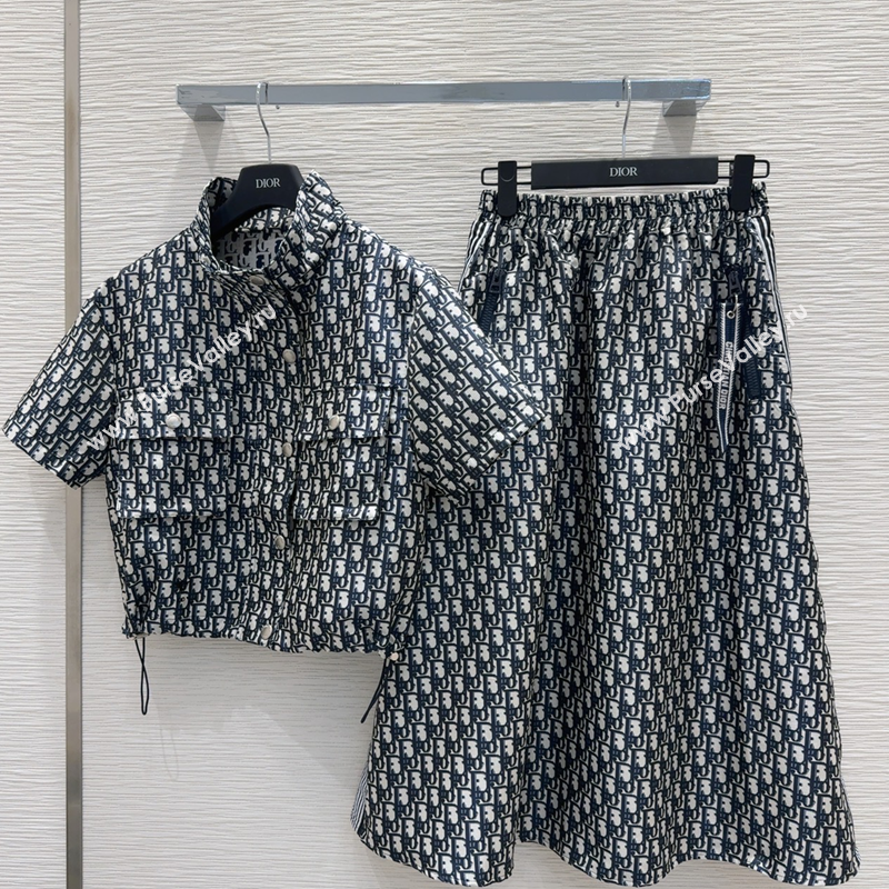 Dior Shirt and Skirt Set 250430046 (QI-250430046)