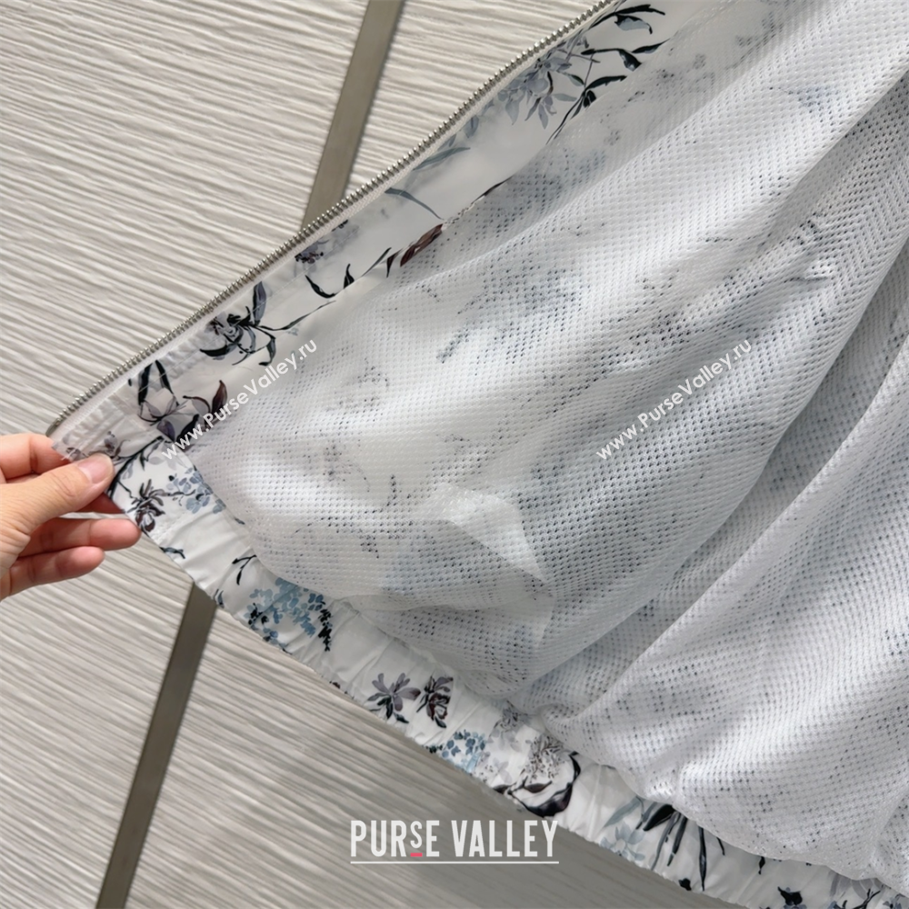 Dior Printed Jacket and Shorts Set White 2025 0515 (QI-250515073)