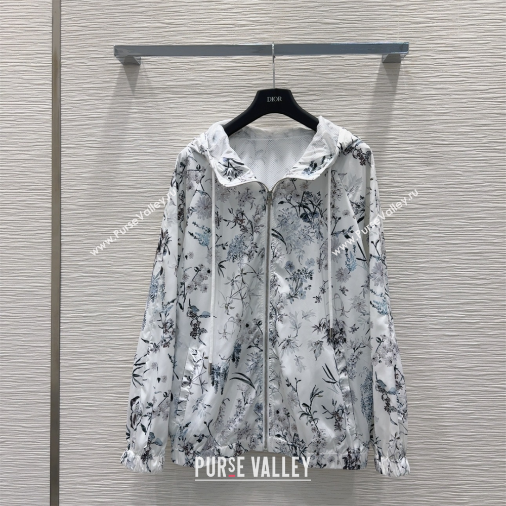 Dior Printed Jacket and Shorts Set White 2025 0515 (QI-250515073)