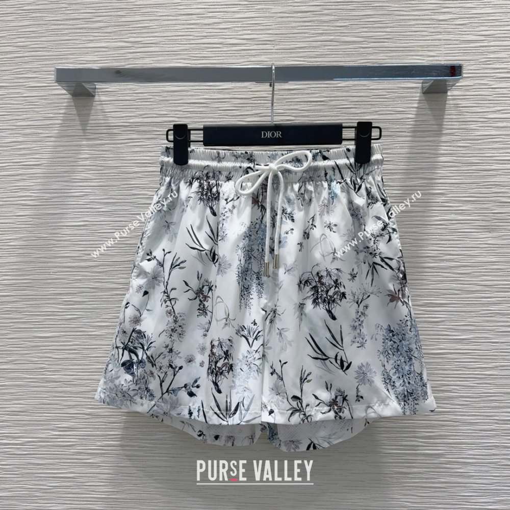 Dior Printed Jacket and Shorts Set White 2025 0515 (QI-250515073)