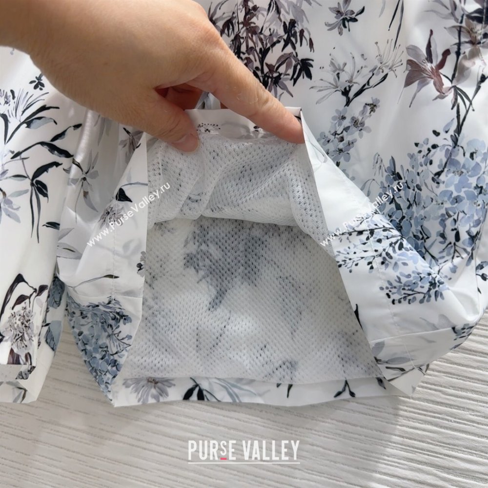 Dior Printed Jacket and Shorts Set White 2025 0515 (QI-250515073)