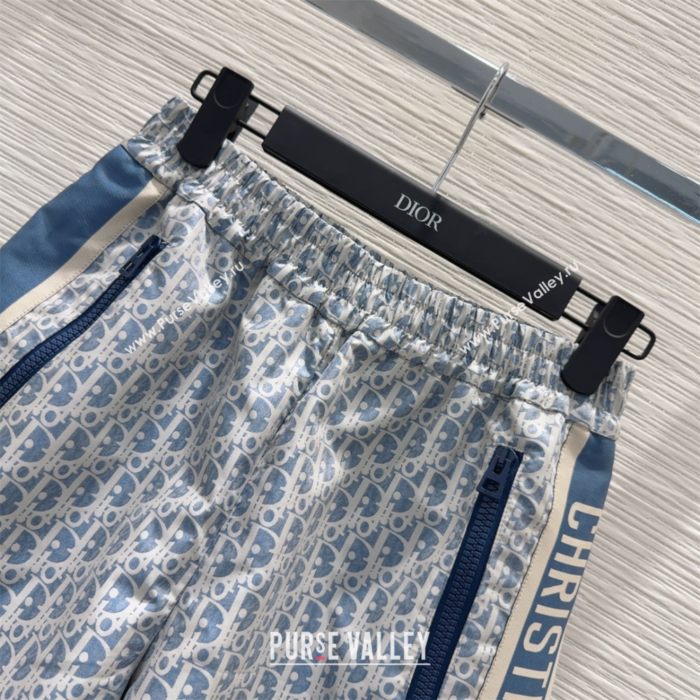 Dior Oblique Shorts Blue 2025 0515 (QI-250515083)
