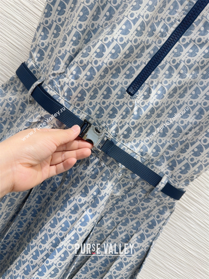 Dior Oblique Dress Blue 2025 0515 (QI-250515082)