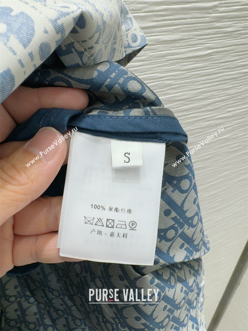 Dior Oblique Dress Blue 2025 0515 (QI-250515082)