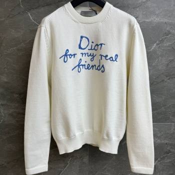Dior Cotton Sweatshirt White 2025 0515 (QI-250515063)