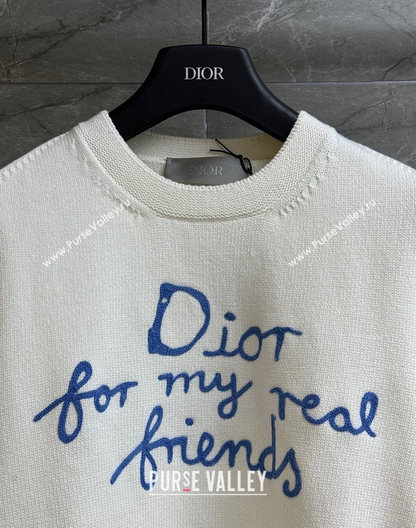 Dior Cotton Sweatshirt White 2025 0515 (QI-250515063)