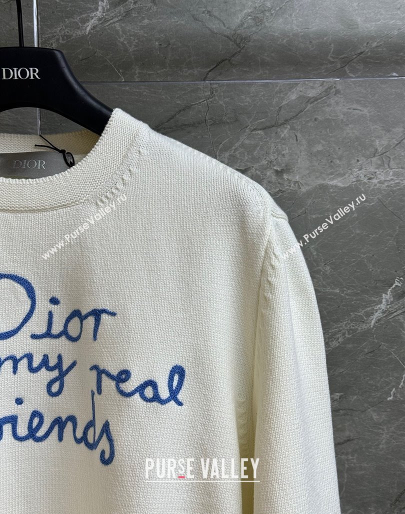 Dior Cotton Sweatshirt White 2025 0515 (QI-250515063)