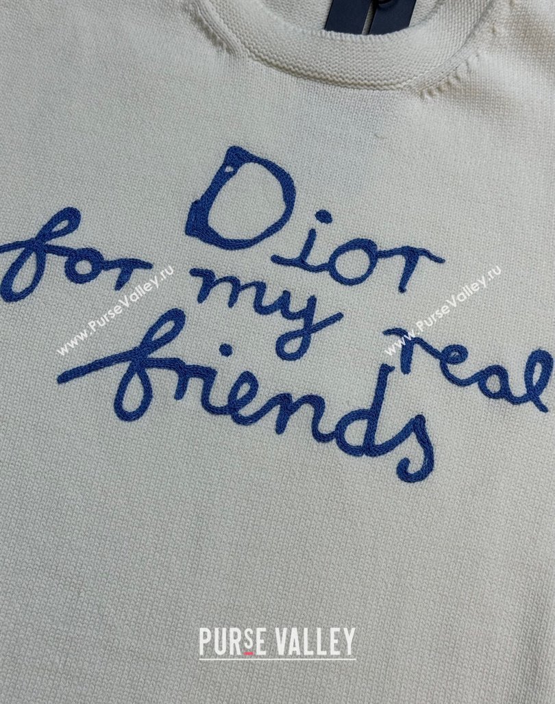 Dior Cotton Sweatshirt White 2025 0515 (QI-250515063)