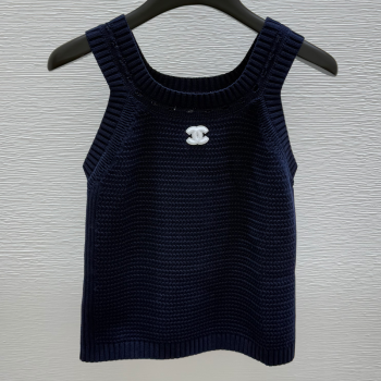 Chanel Wool Knit Vest Black 20250527031 (QI-250527069)