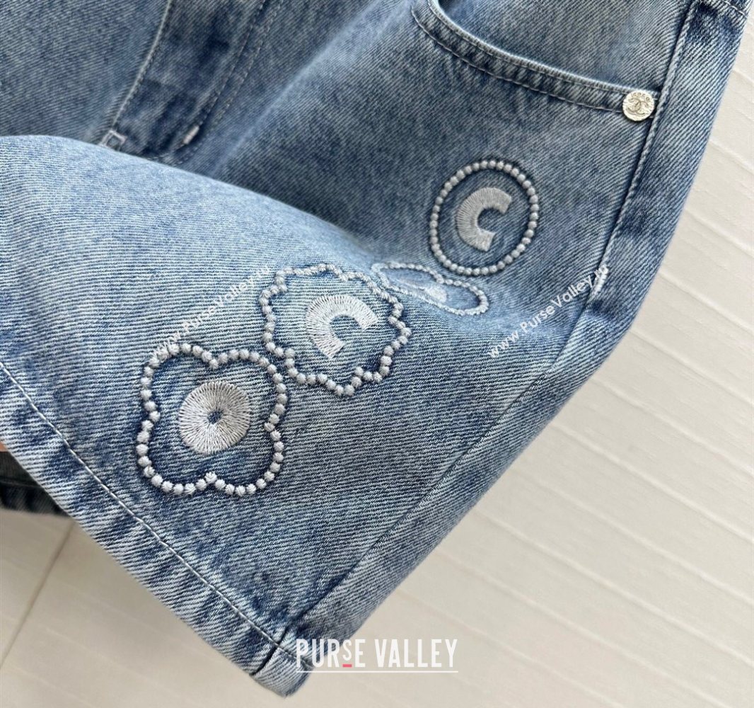 Chanel Coco Blue Shorts 20250528007 (QI-250528018)