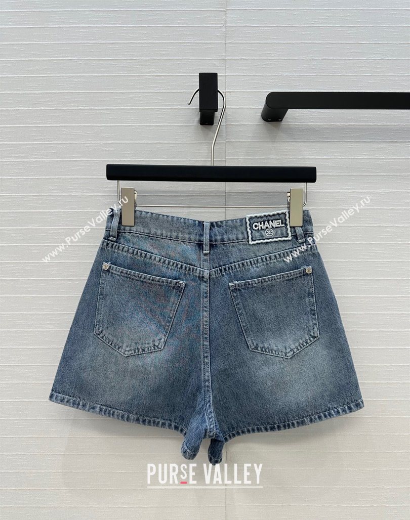 Chanel Coco Blue Shorts 20250528007 (QI-250528018)