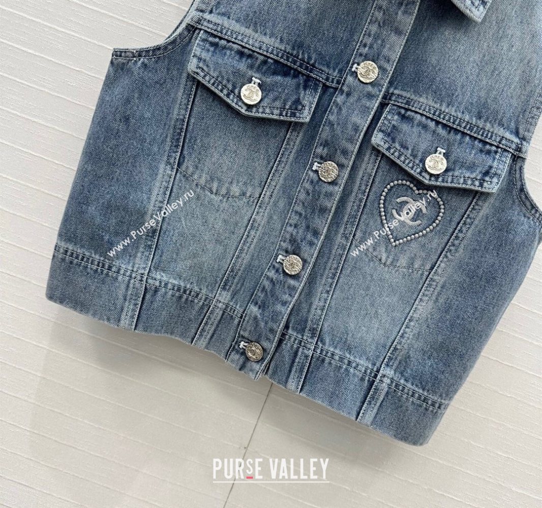 Chanel Coco Blue Vest 20250528007 (QI-250528019)