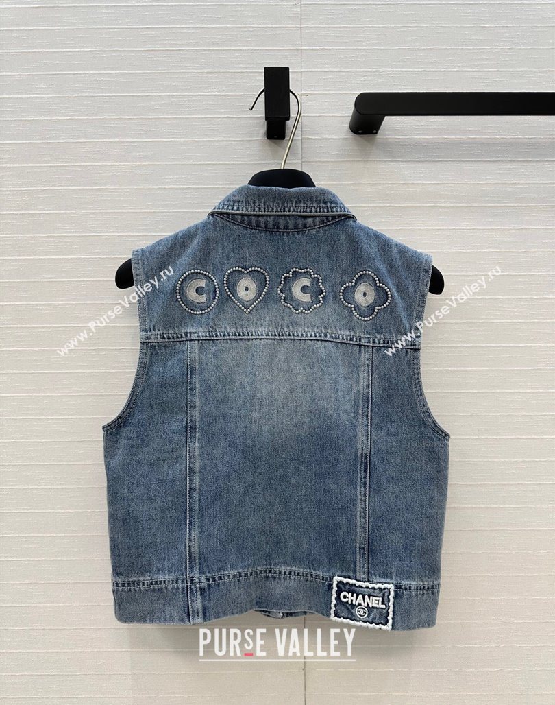 Chanel Coco Blue Vest 20250528007 (QI-250528019)