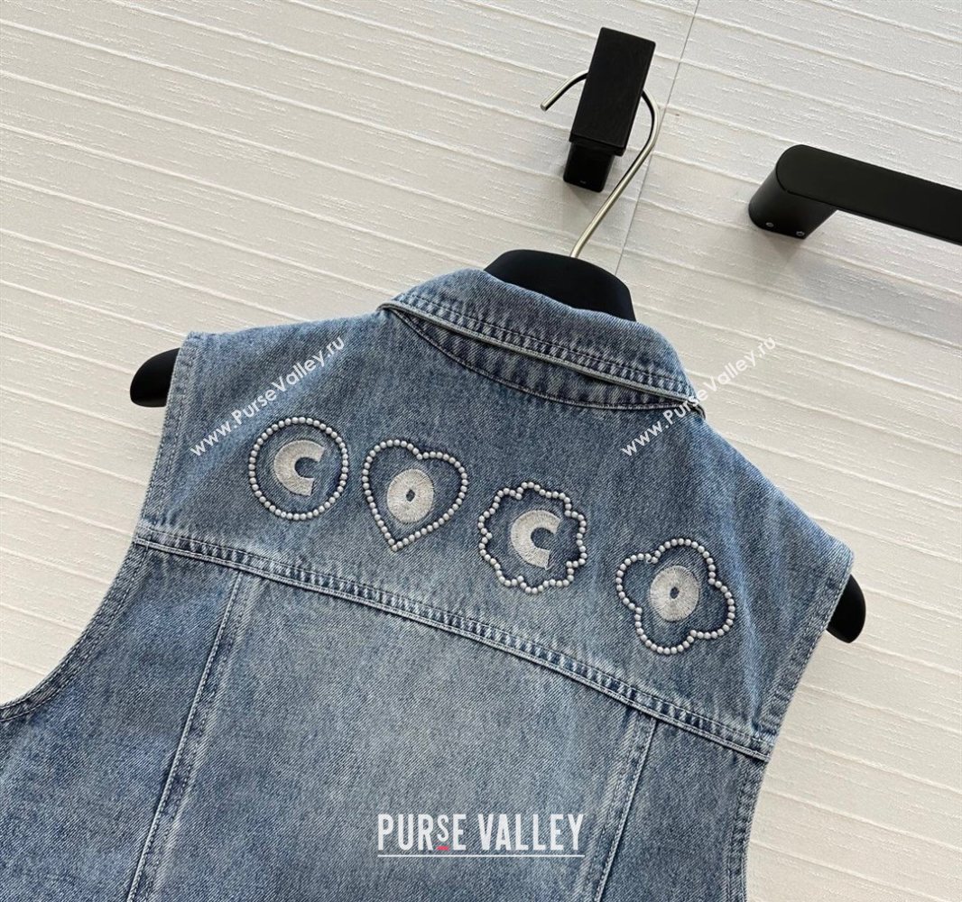 Chanel Coco Blue Vest 20250528007 (QI-250528019)