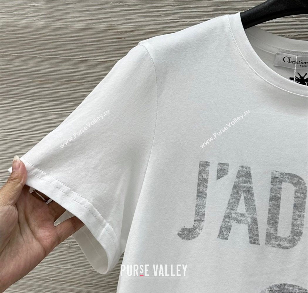 Dior 8 Cotton T-Shirt White 2025 0704 (QI-250704029)