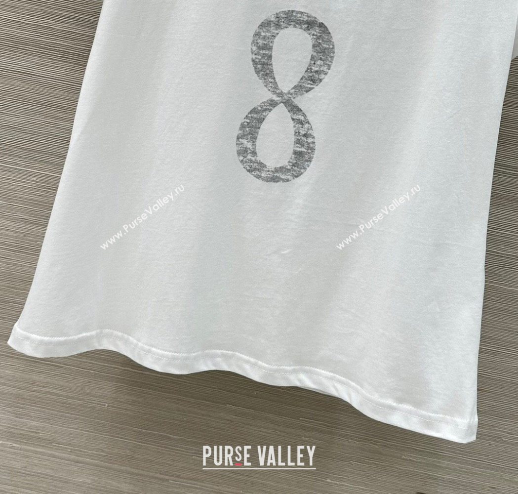 Dior 8 Cotton T-Shirt White 2025 0704 (QI-250704029)