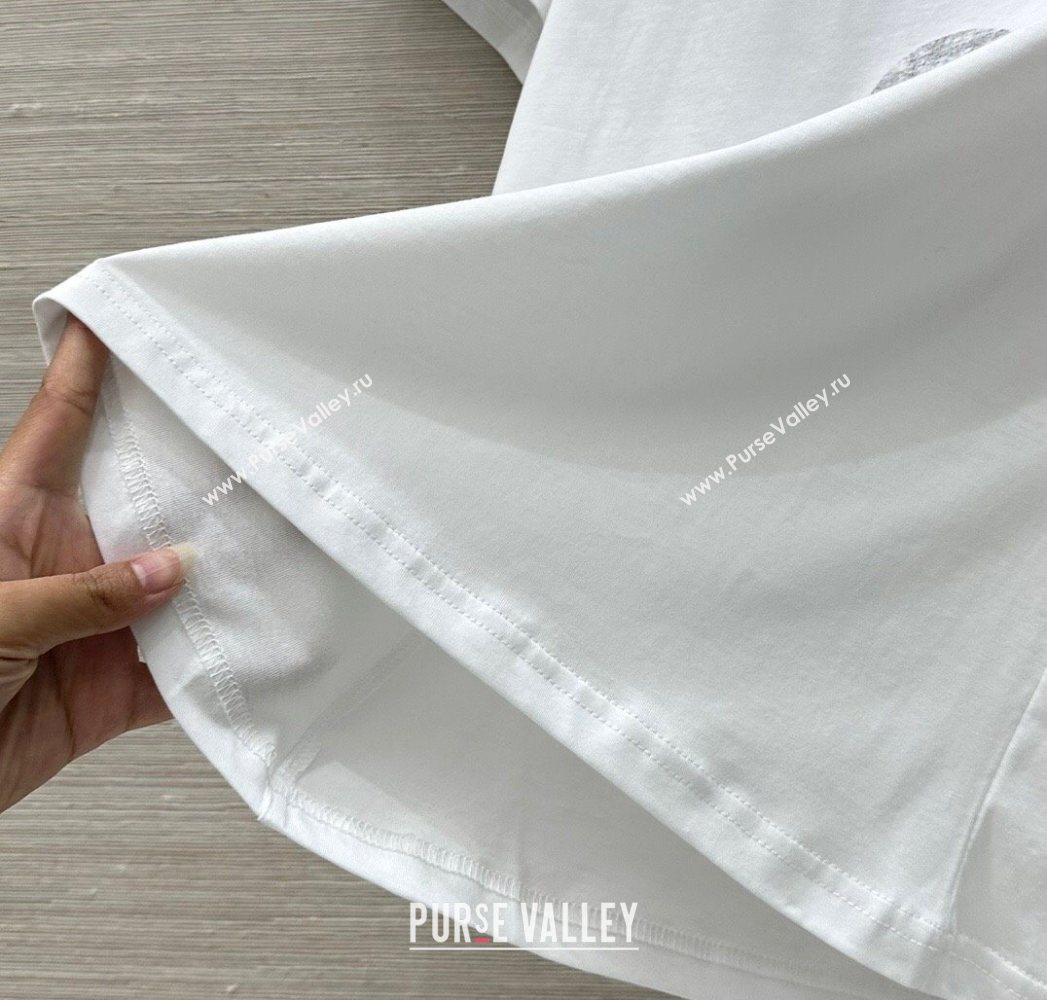Dior 8 Cotton T-Shirt White 2025 0704 (QI-250704029)