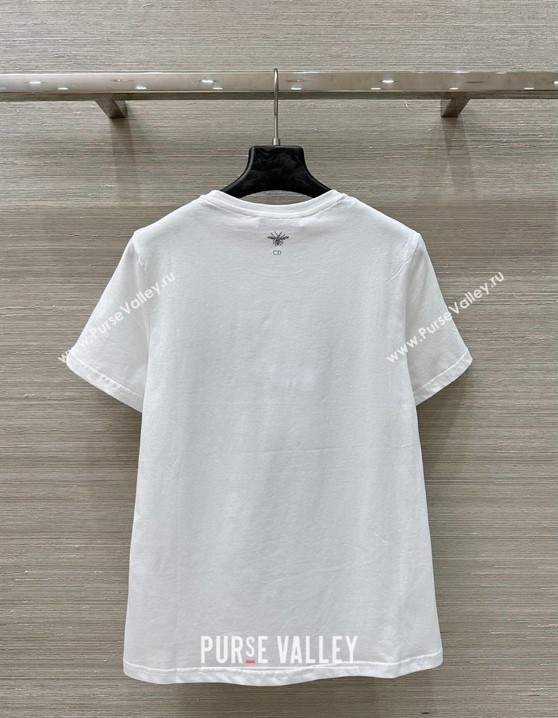 Dior 8 Cotton T-Shirt White 2025 0704 (QI-250704029)