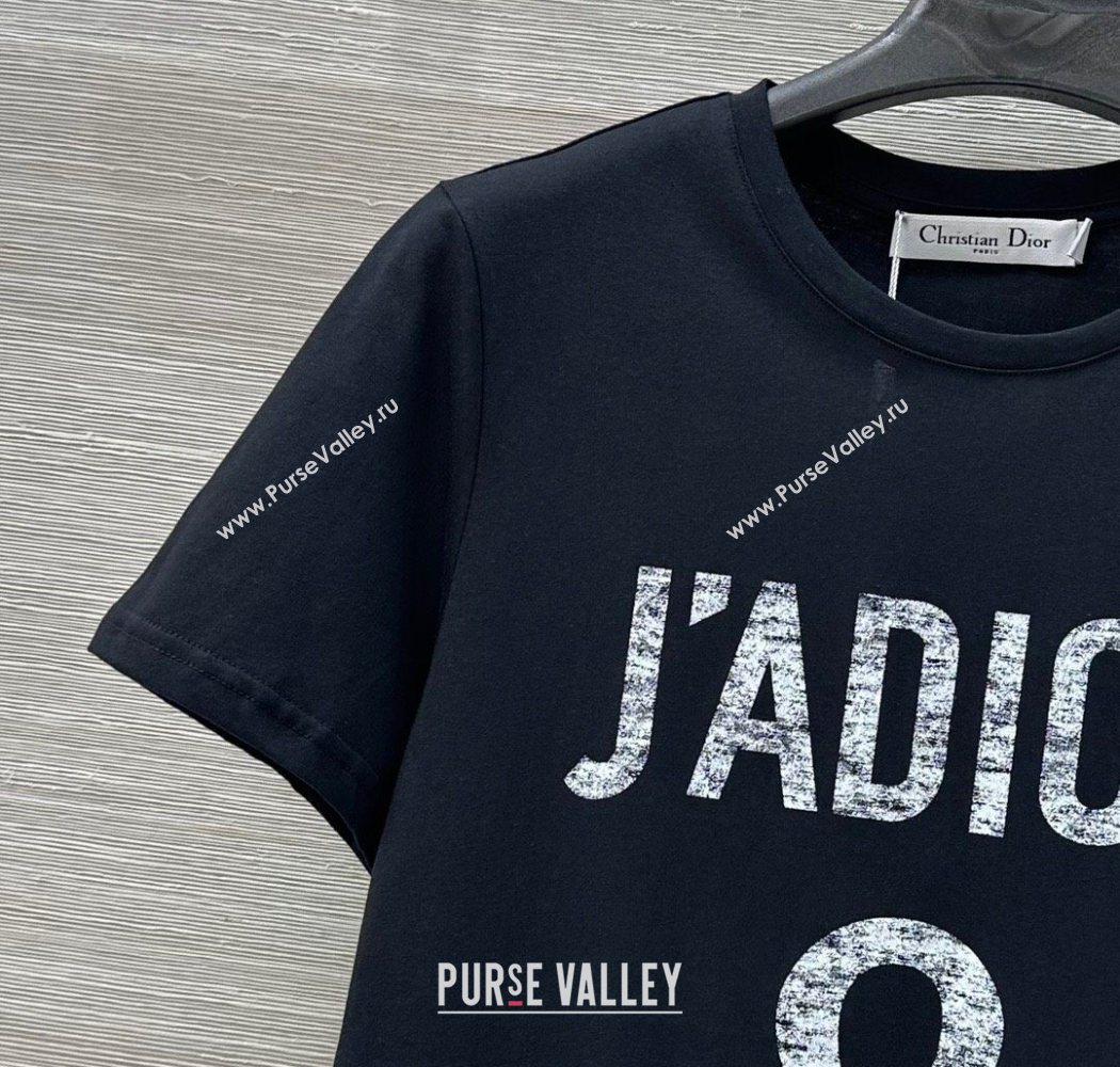 Dior 8 Cotton T-Shirt Black 2025 0704 (QI-250704030)