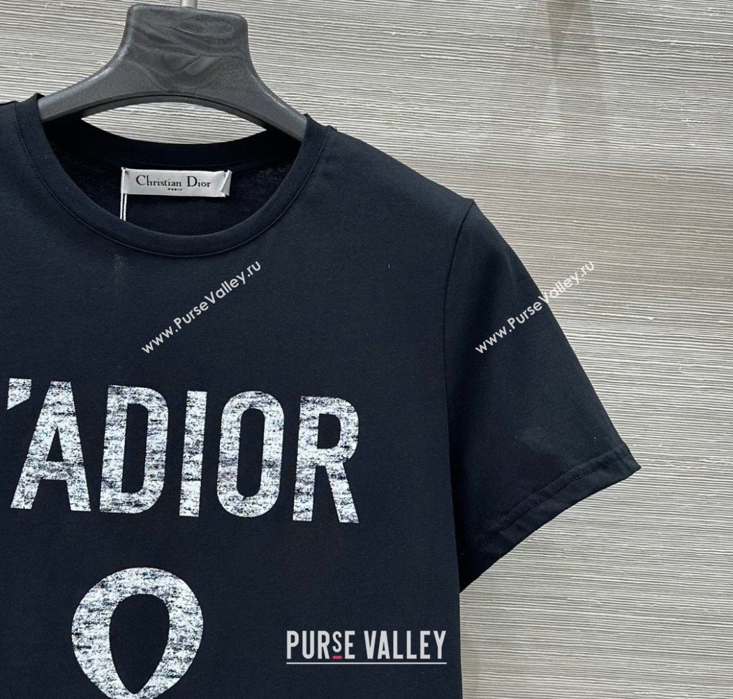 Dior 8 Cotton T-Shirt Black 2025 0704 (QI-250704030)