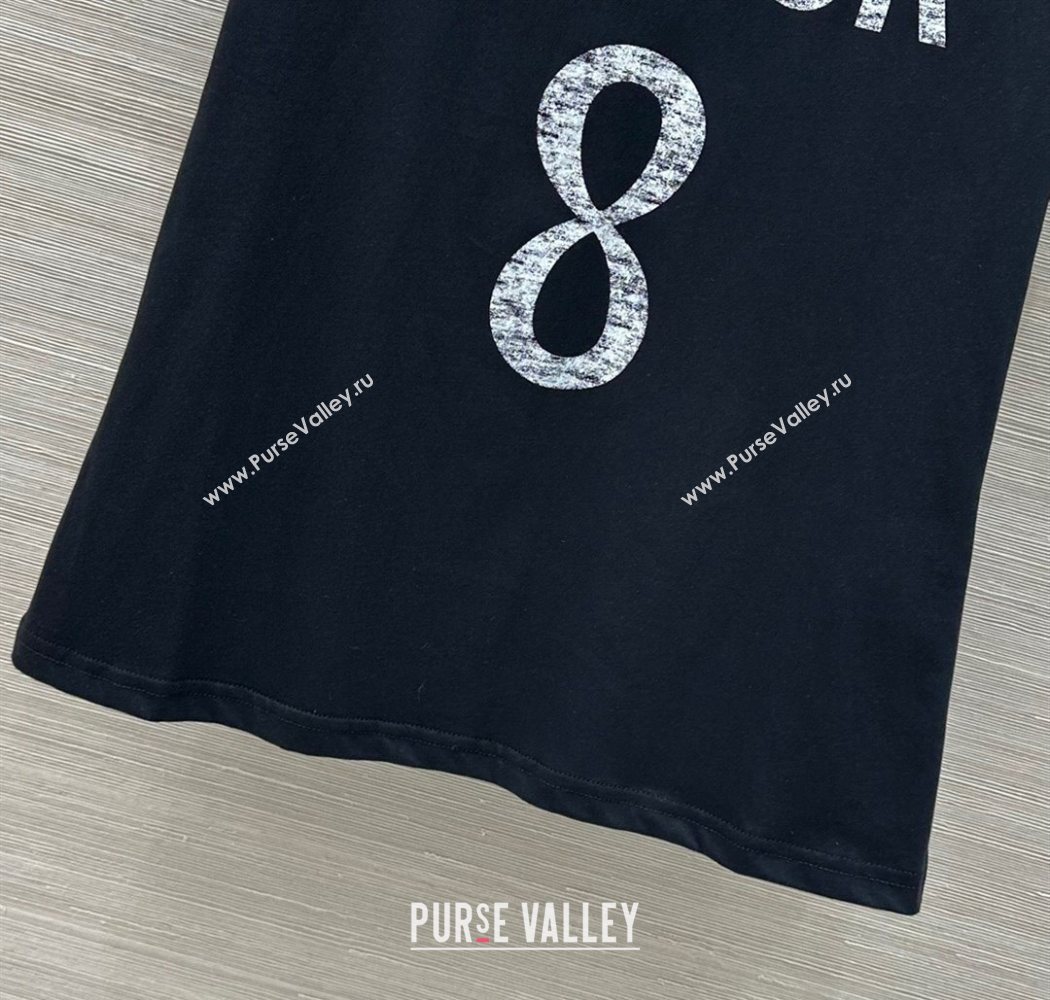 Dior 8 Cotton T-Shirt Black 2025 0704 (QI-250704030)