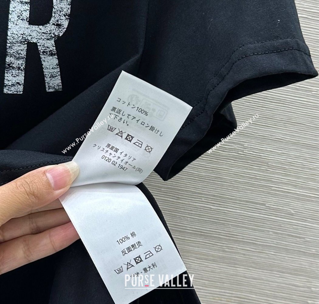 Dior 8 Cotton T-Shirt Black 2025 0704 (QI-250704030)