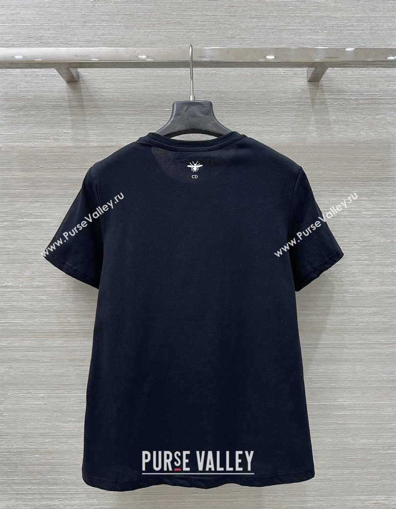 Dior 8 Cotton T-Shirt Black 2025 0704 (QI-250704030)