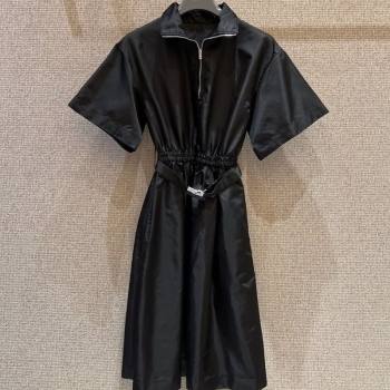 Prada Nylon Dress Black 2025 0728 (QI-250728023)
