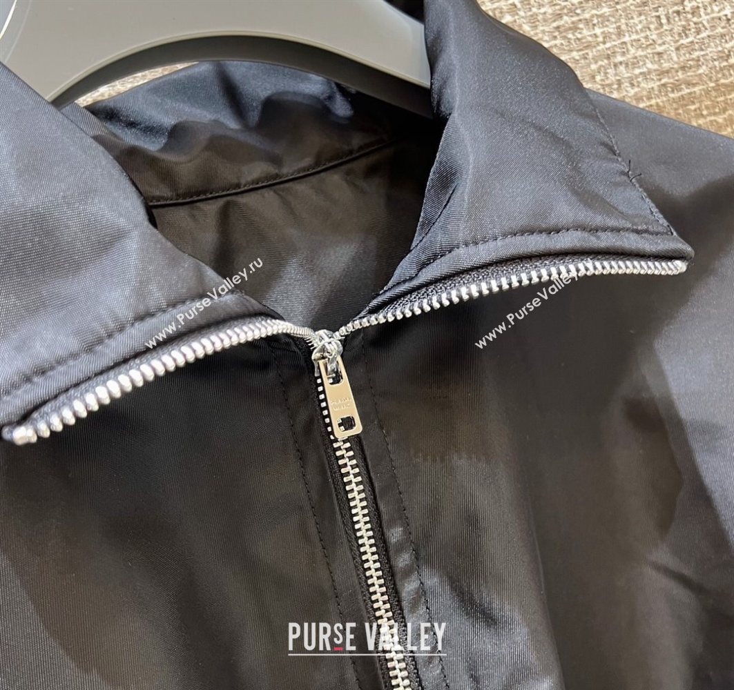 Prada Nylon Dress Black 2025 0728 (QI-250728023)