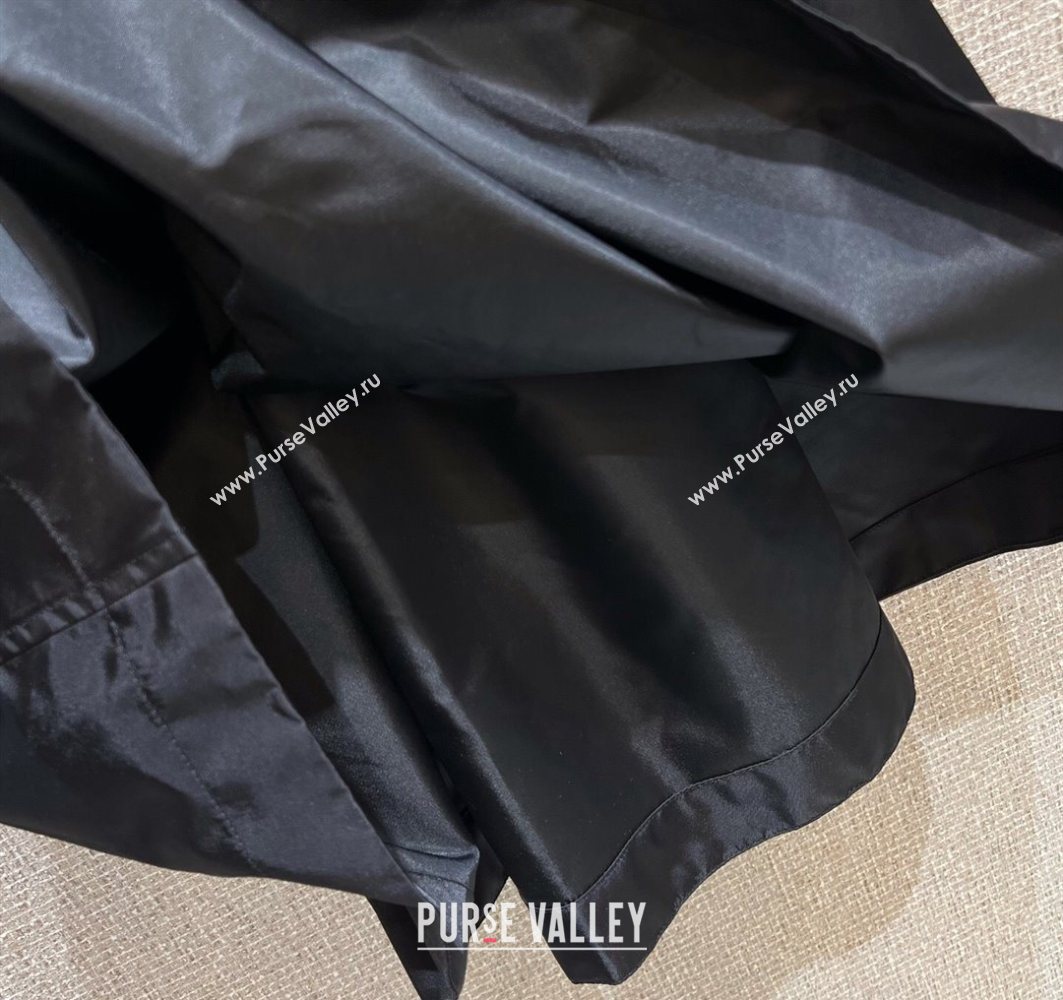 Prada Nylon Dress Black 2025 0728 (QI-250728023)