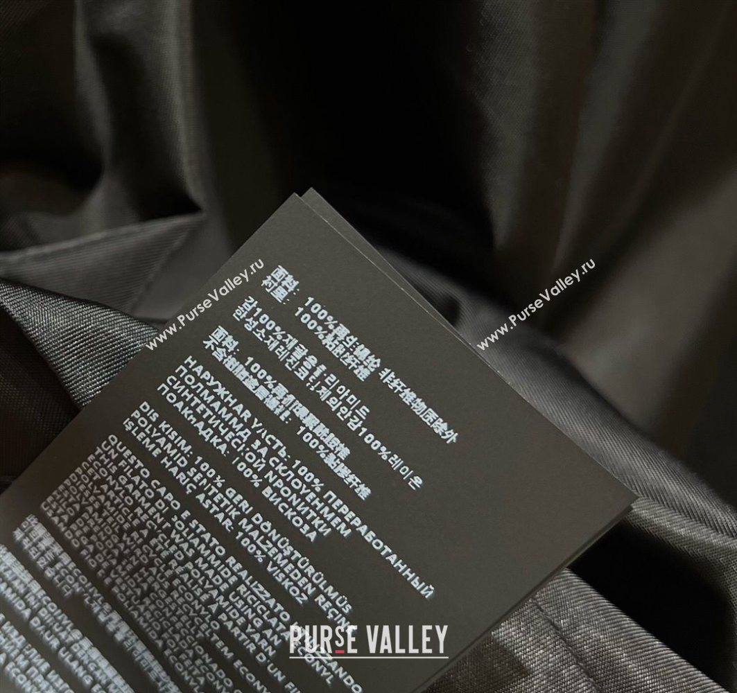 Prada Nylon Dress Black 2025 0728 (QI-250728023)