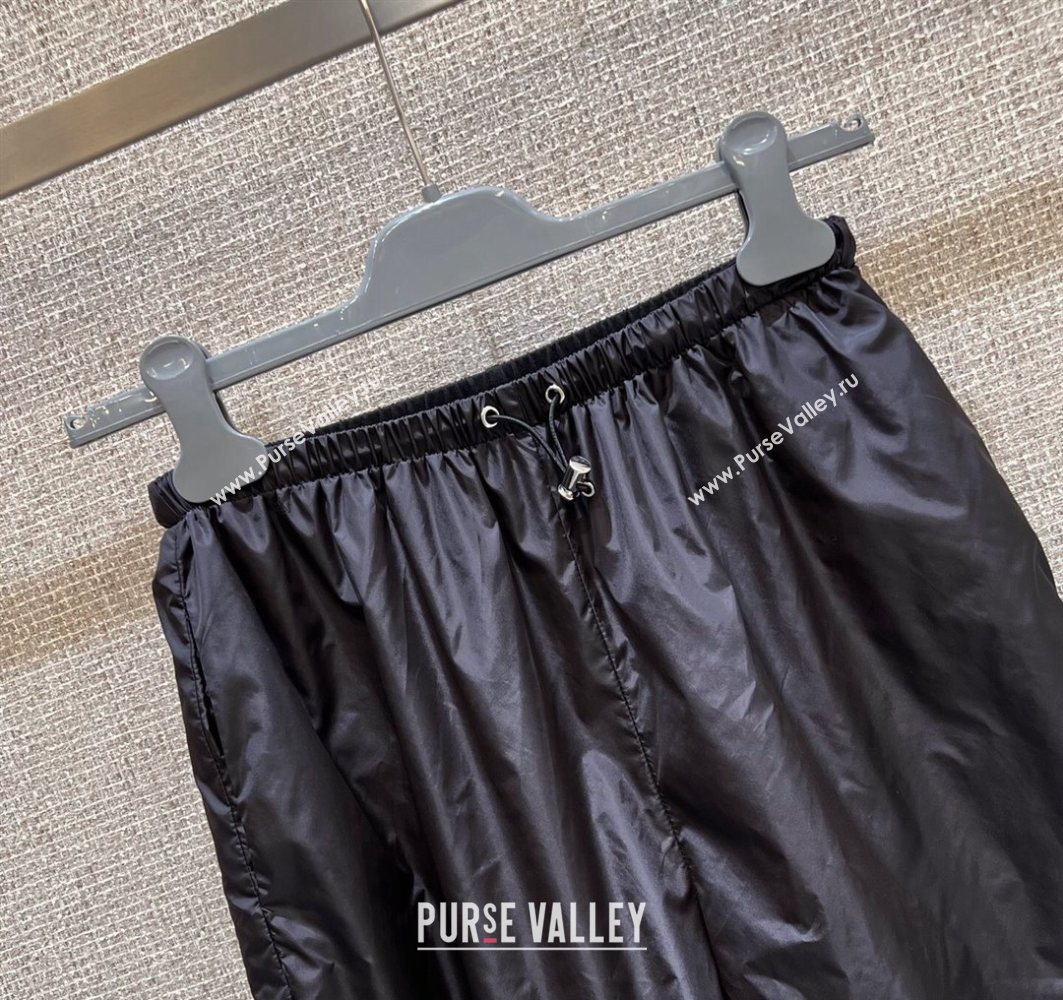 Prada Nylon and Cotton Reversible Shorts Black 2025 0728 (QI-250728024)