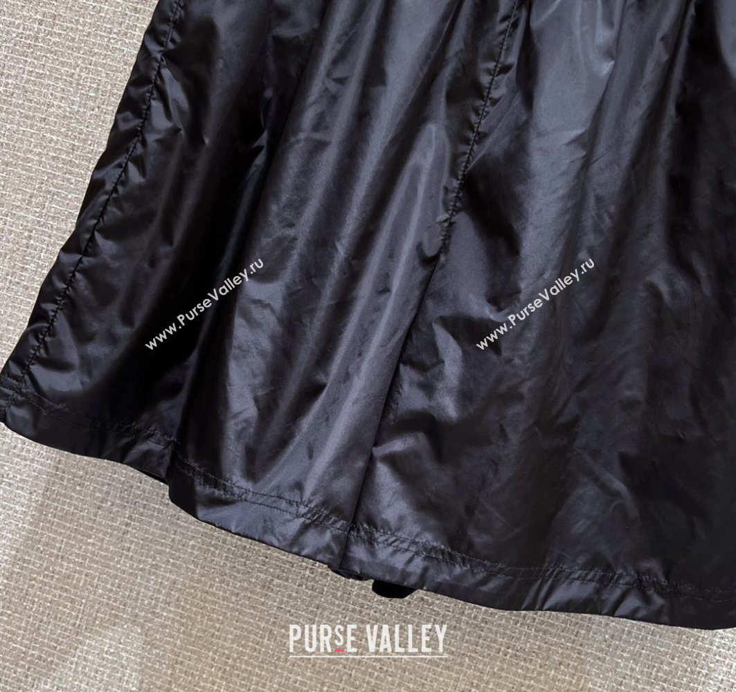 Prada Nylon and Cotton Reversible Shorts Black 2025 0728 (QI-250728024)