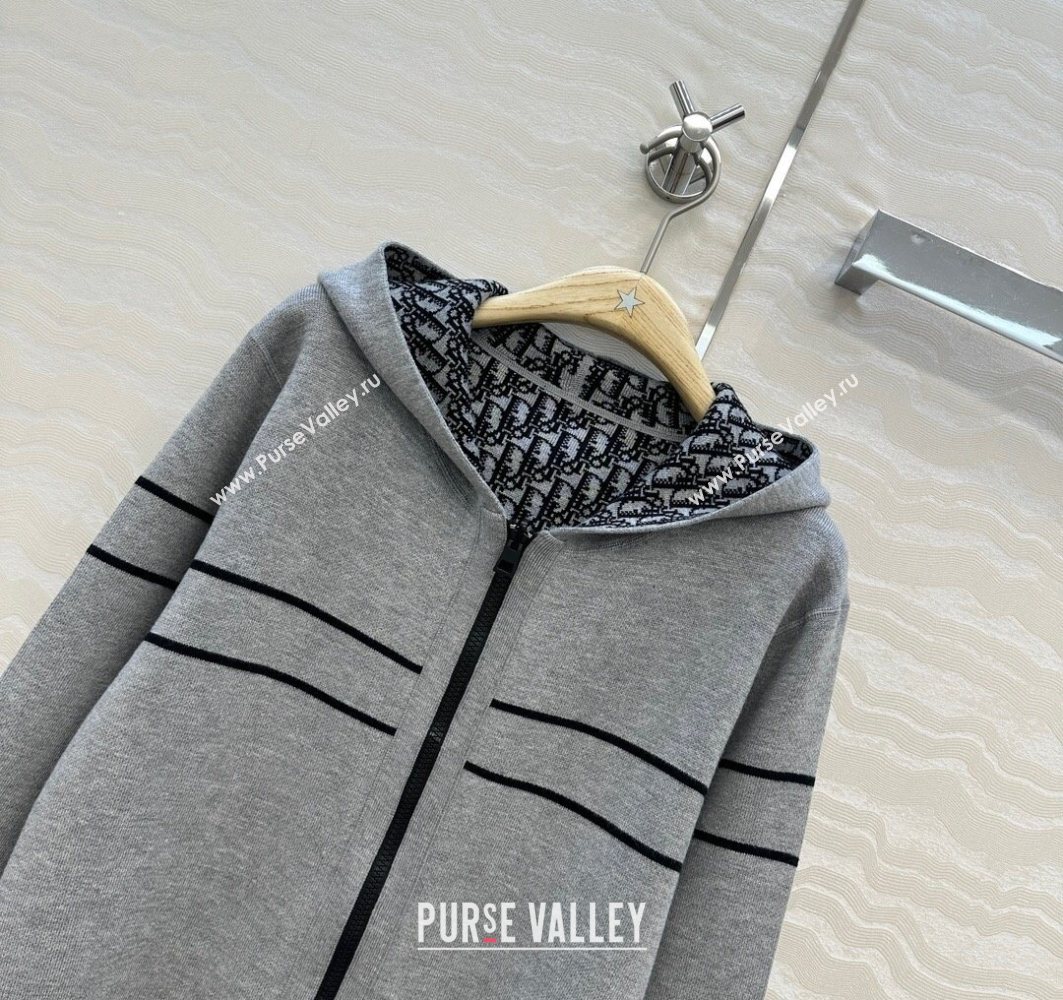 Dior Cashmere Wool Reversible Vest Grey 2025 0728 (QI-250728002)