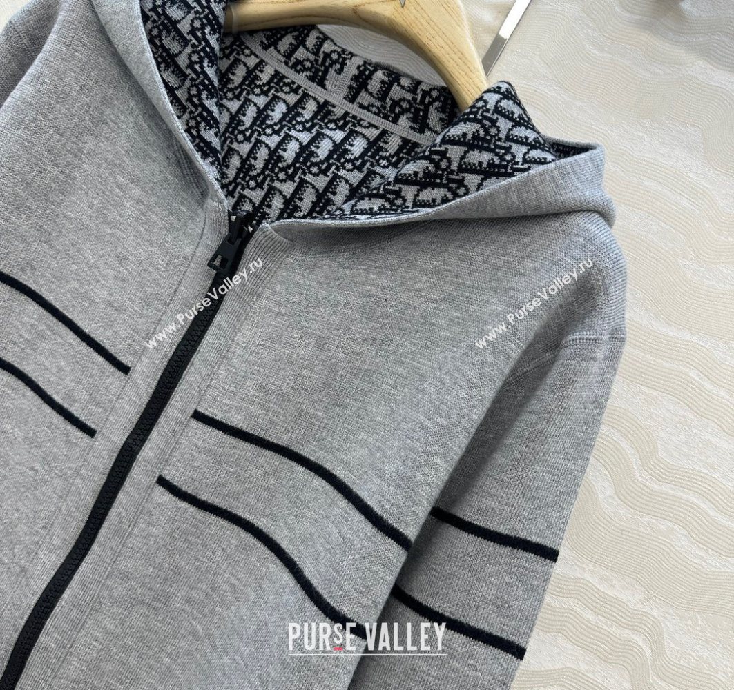 Dior Cashmere Wool Reversible Vest Grey 2025 0728 (QI-250728002)