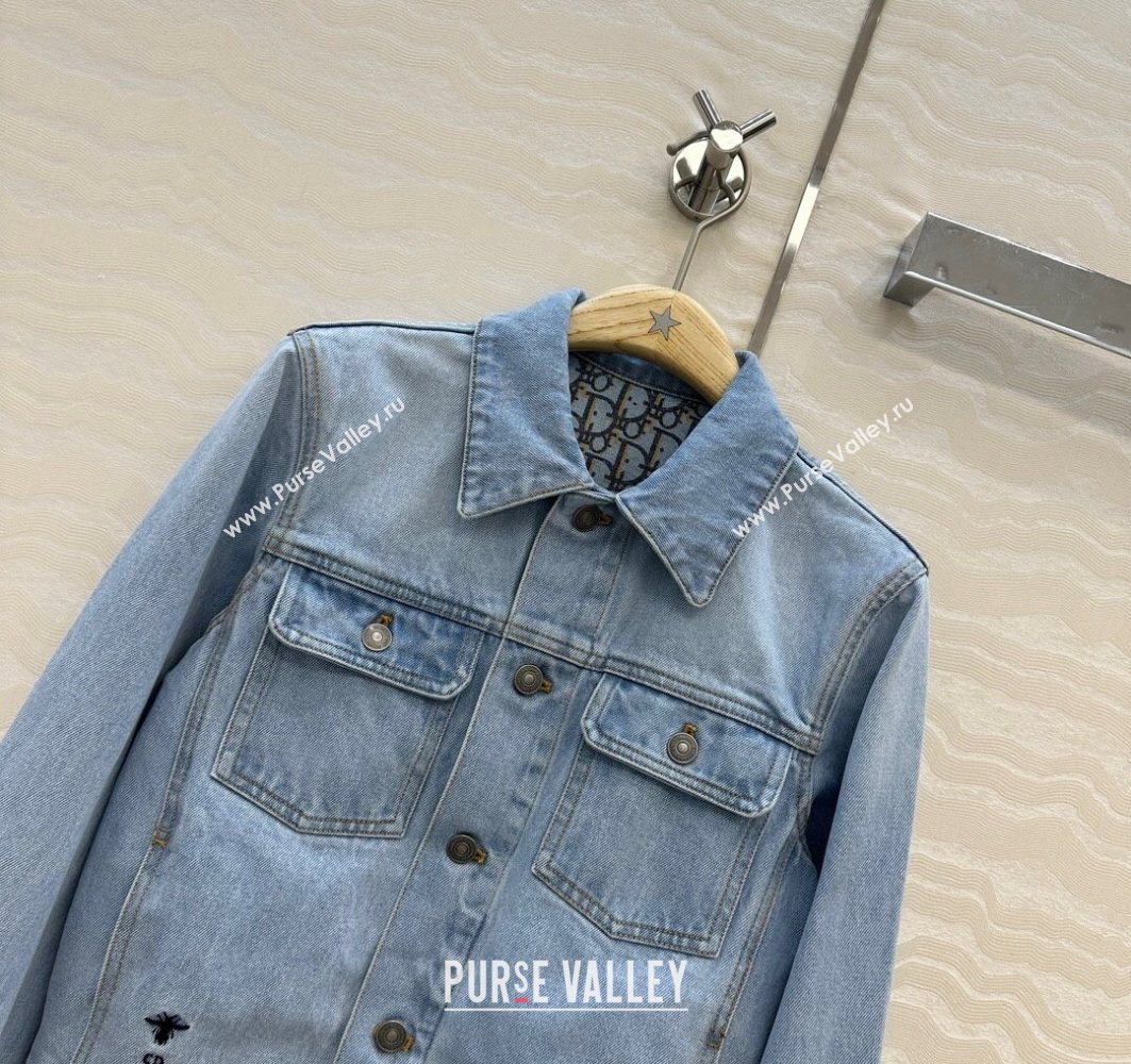 Dior Denim Jacket Light Blue 2025 0728 (QI-250728029)