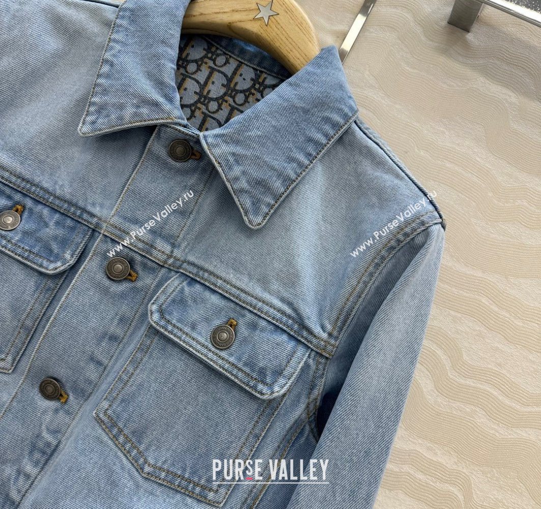 Dior Denim Jacket Light Blue 2025 0728 (QI-250728029)