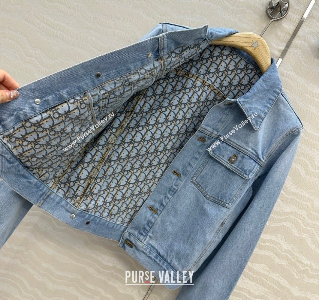 Dior Denim Jacket Light Blue 2025 0728 (QI-250728029)